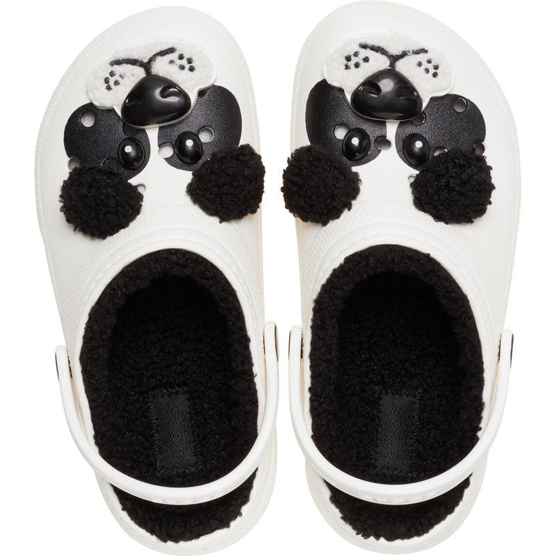 Crocs Classic Lined Fun Lab Thermoplastische Unisex Kinder Panda Clogs