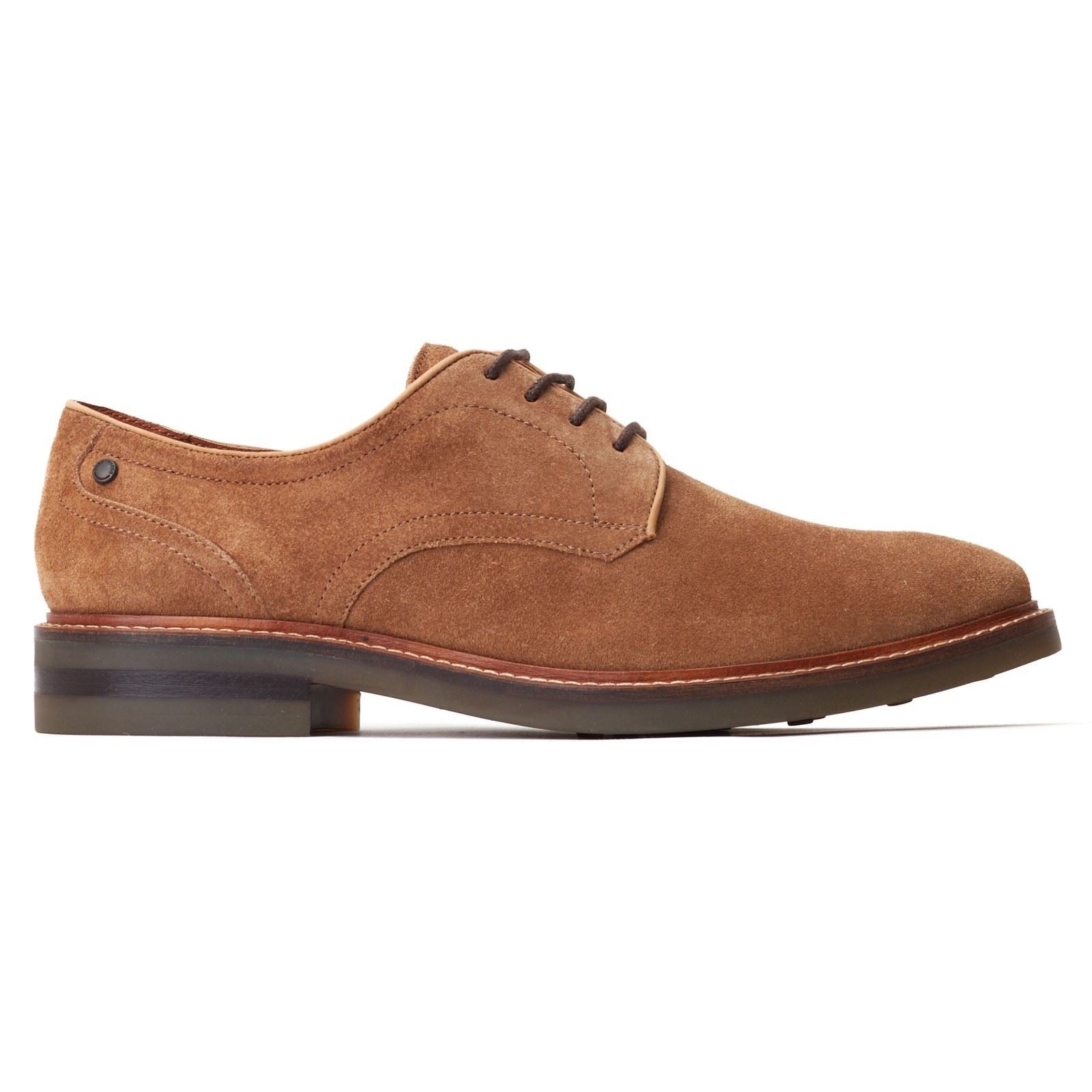 Base London Mawley Leder Herren Ingwer Oxford Schuhe