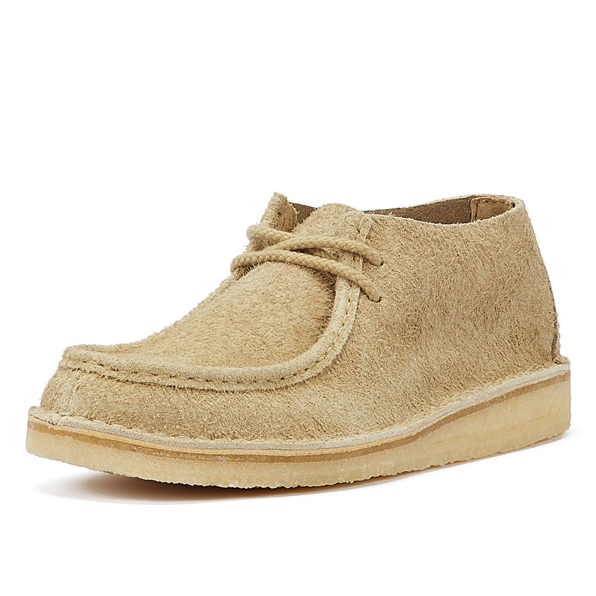 Clarks Originals Wüsten-Nomade Ahorn Haarige Wildleder Herren Ahorn Stiefel