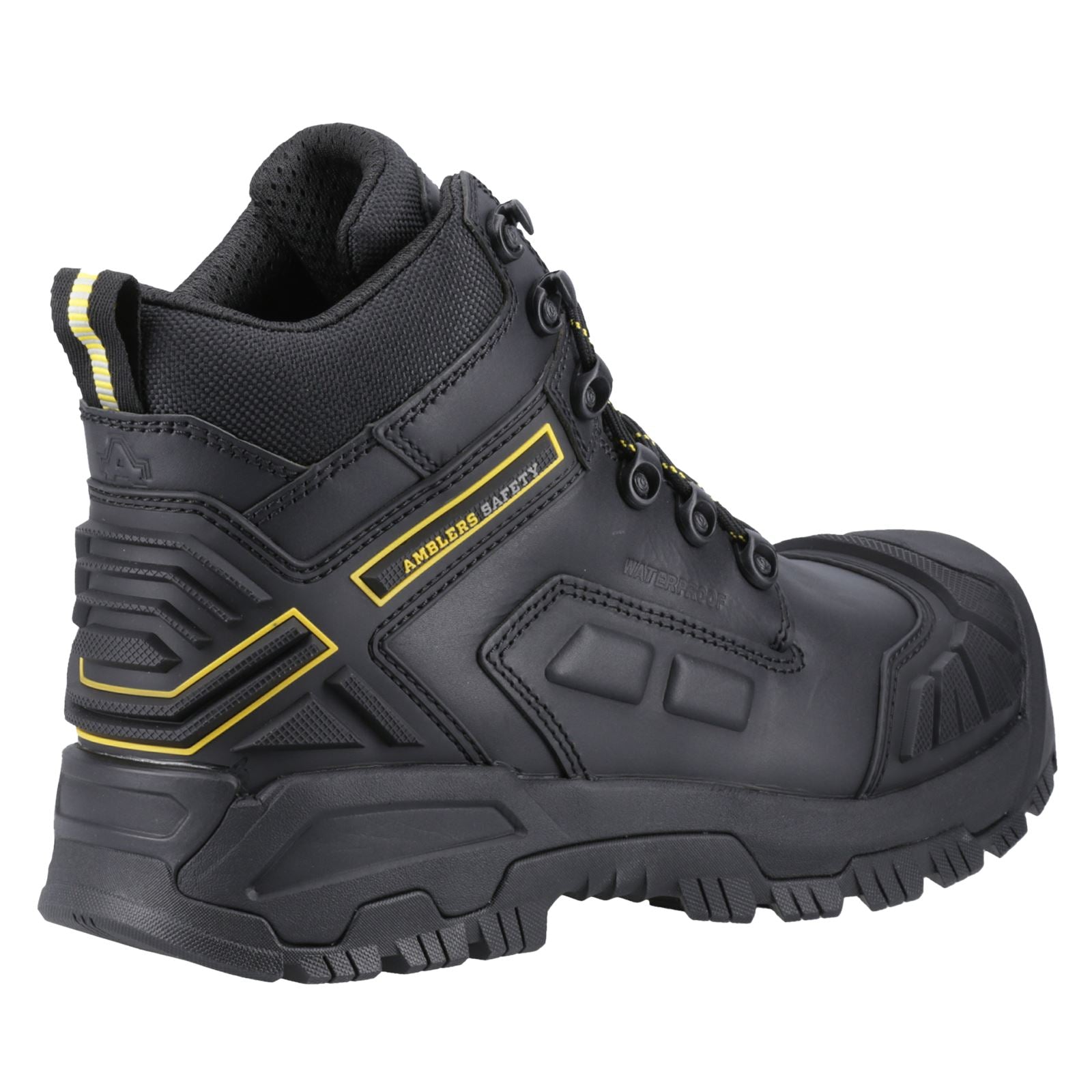 Amblers Safety Flare Leder Schwarze Farbe Sicherheitsstiefel