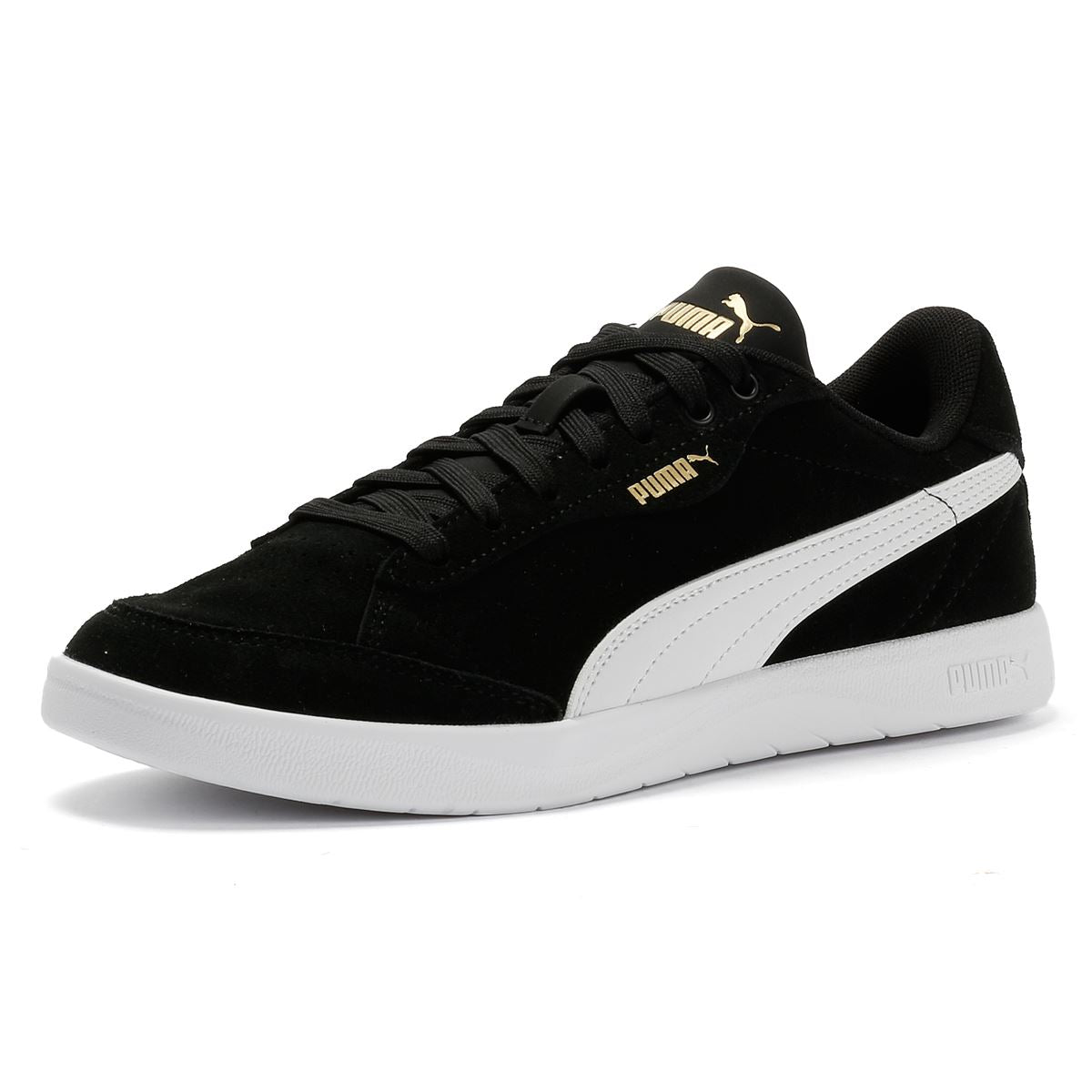 Puma Vikky Star SD Wildleder Damen Schwarz Sneakers