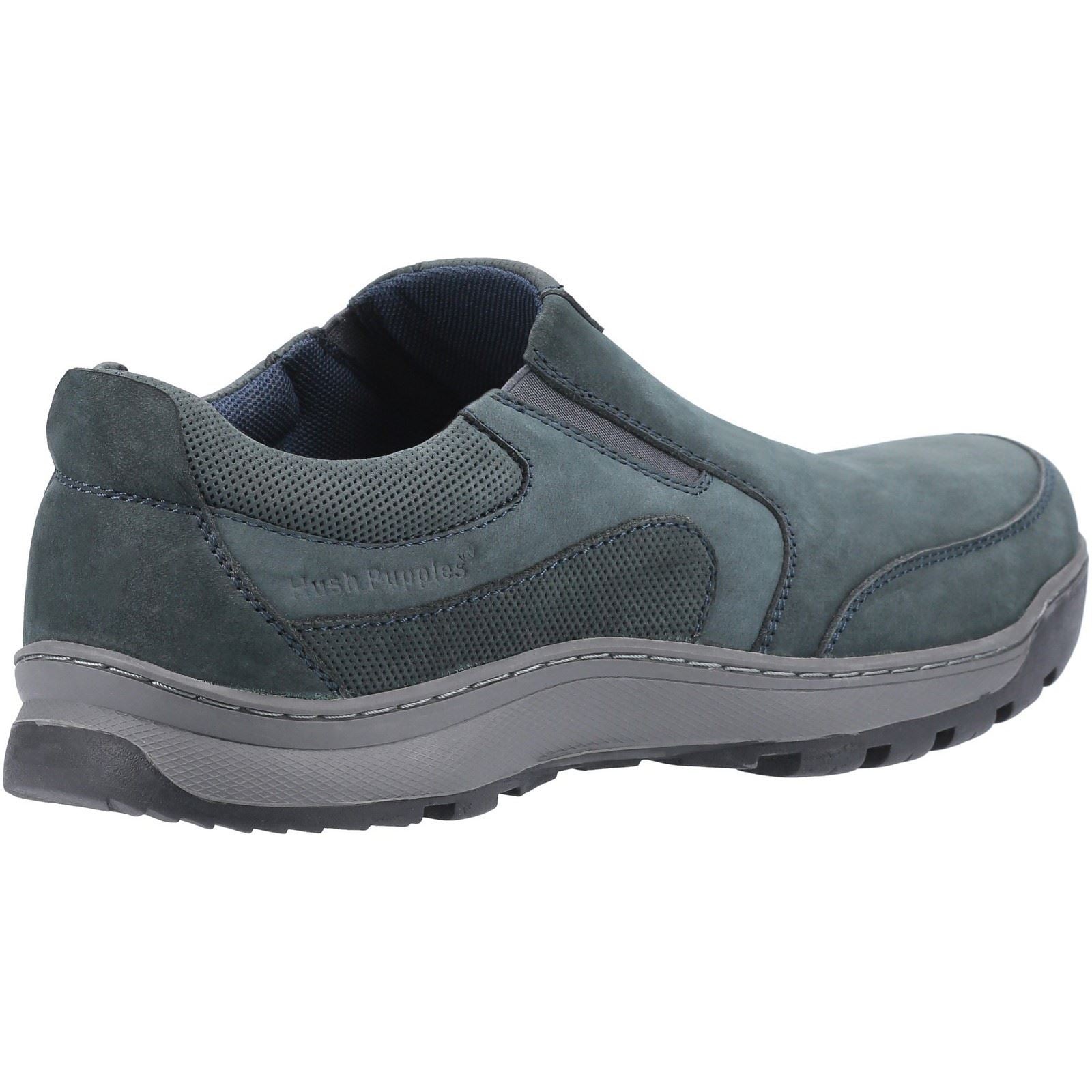 Hush Puppies Jasper Leder Herren Navy Nubuk Mokassins