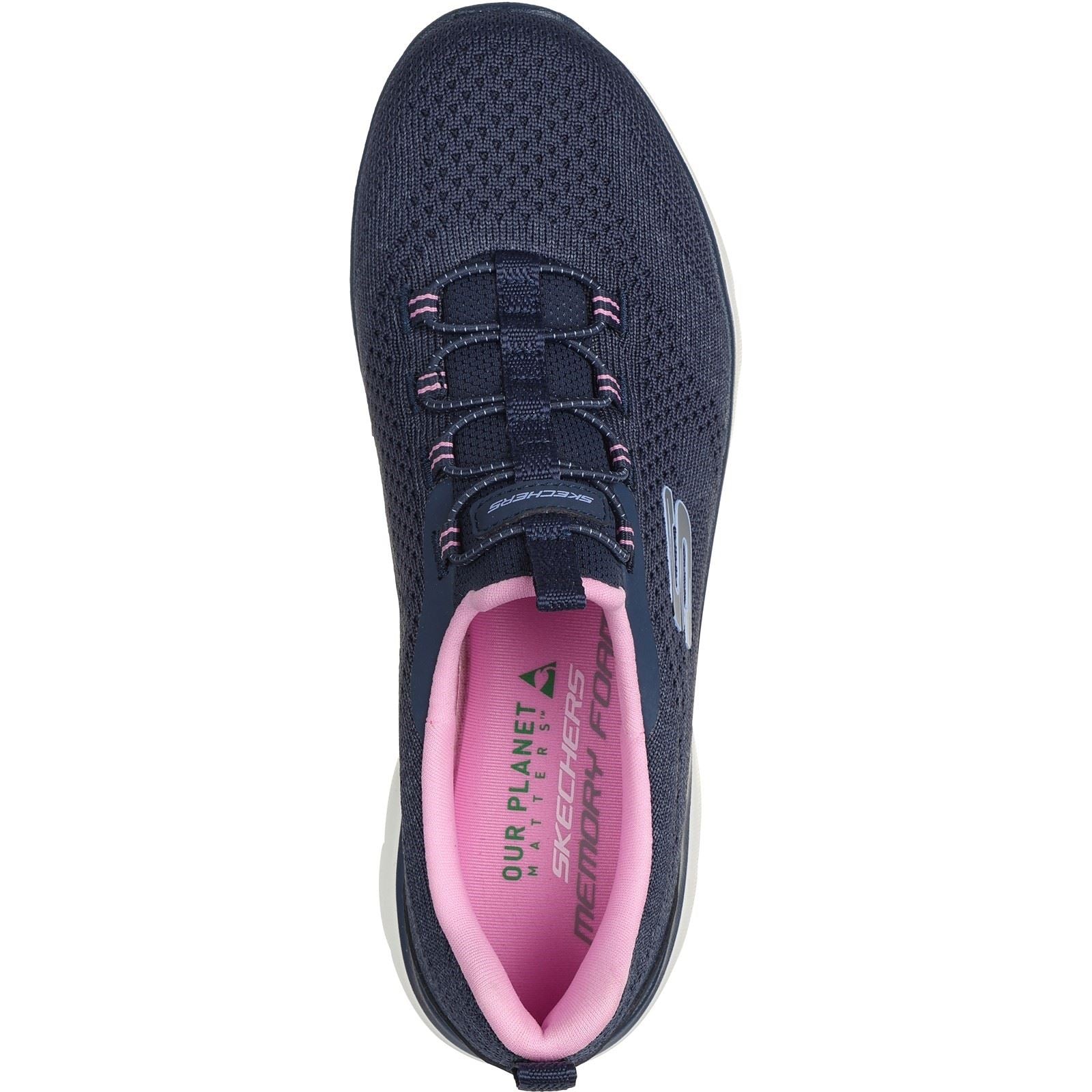 Skechers Summits New Nature Damen Turnschuhe In Marineblau/Rosa