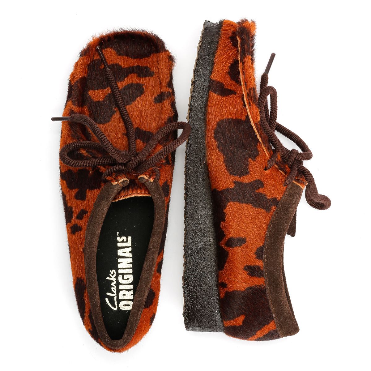 Clarks Originals Wallabee Damen Braune Schuhe