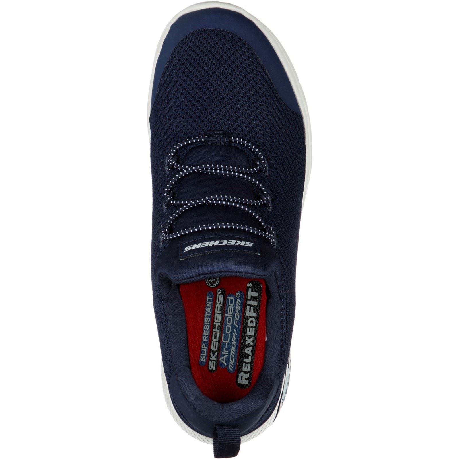 Skechers Workwear Marsing Waiola SR Damenschuhe In Marineblau Aus Mesh