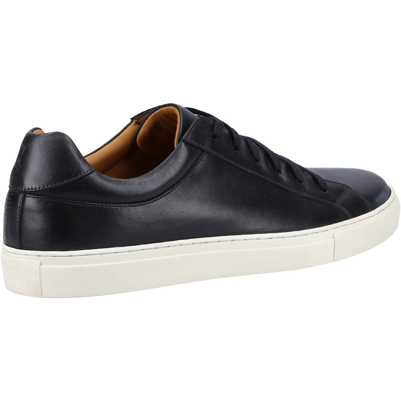 Hush Puppies Colton Schwarze Farbe Ledersneaker Für Herren