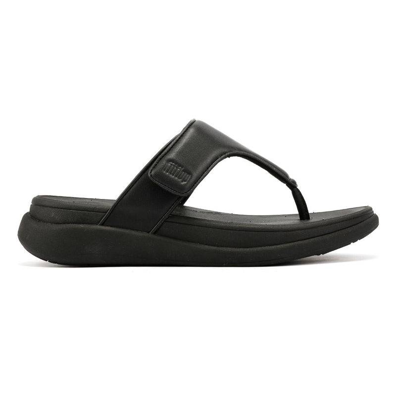 FitFlop F-Mode Go Adjustable Flatform Damen Schwarze Farbe Sandalen