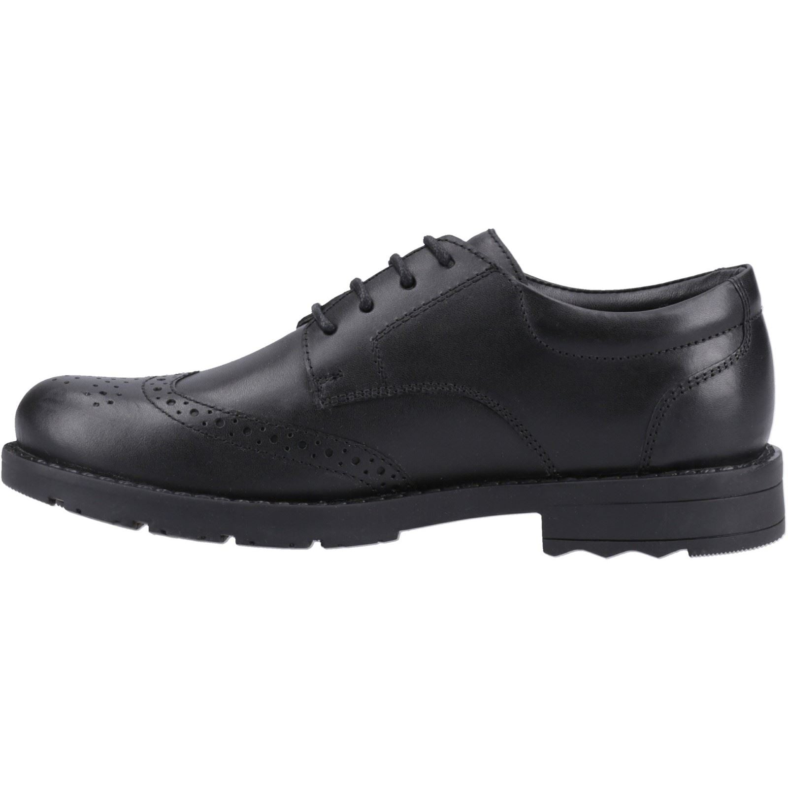 Hush Puppies Brian Senior Lederschuhe In Schwarz Für Herren