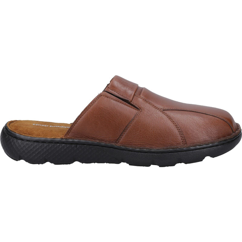 Hush Puppies Carson Herren Pantoletten Aus Braunem Leder