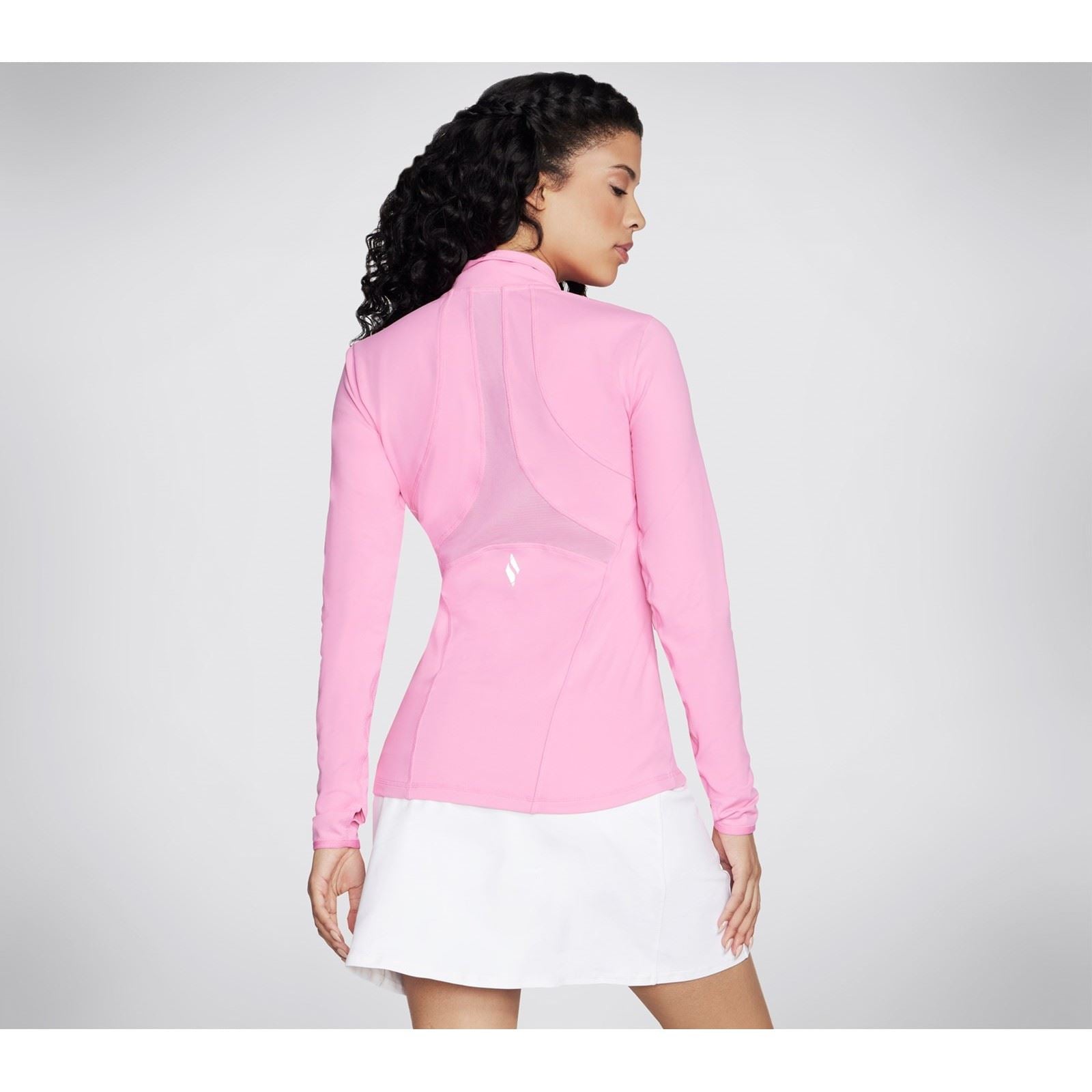 Skechers Performance GOWALK Wear Mesh Damen Rosa Jacke
