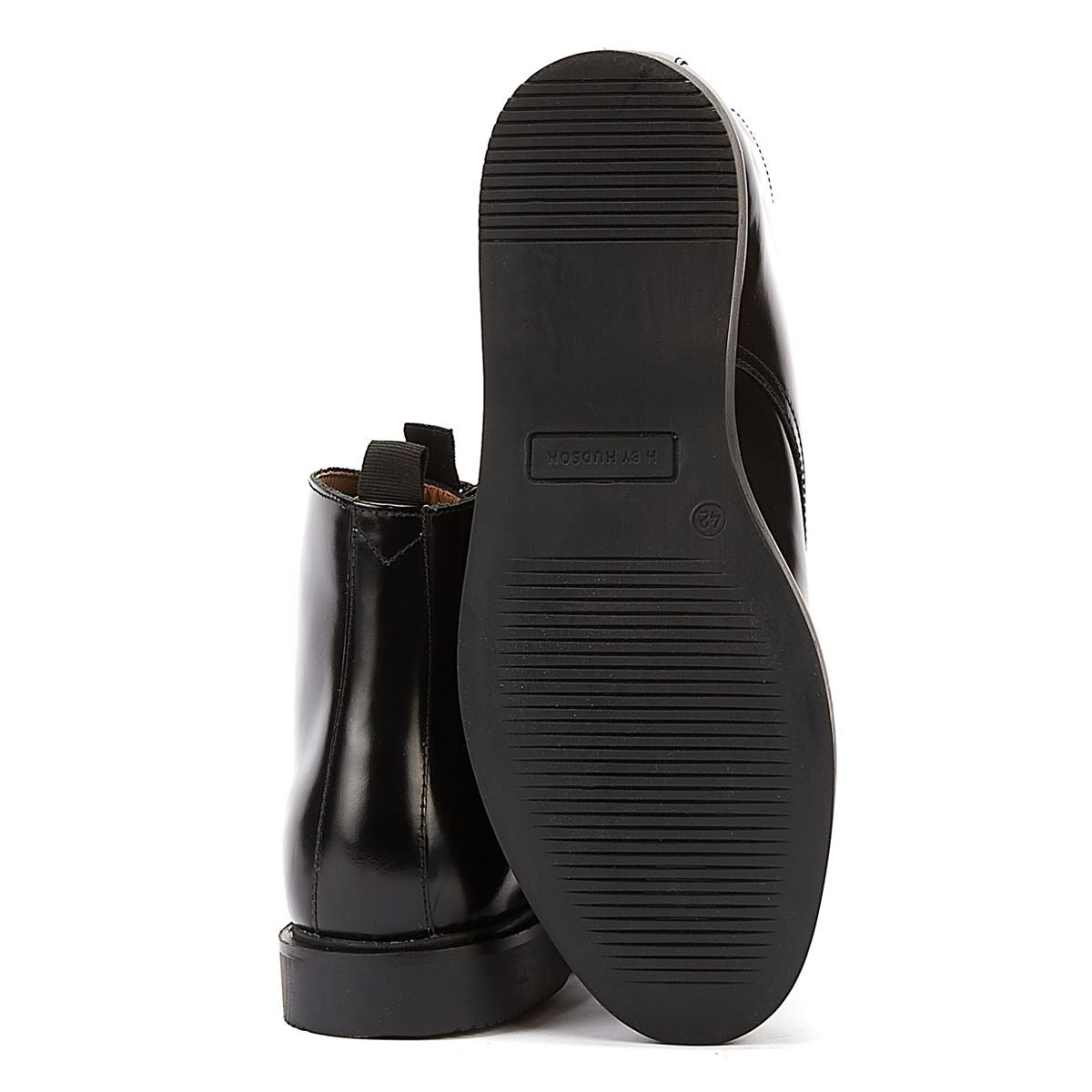 H By Hudson Battle Hi Shine Herrenstiefel Schwarz