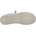 HEYDUDE Wally Coastline Stoff Herren Bootsschuhe In Steingrau