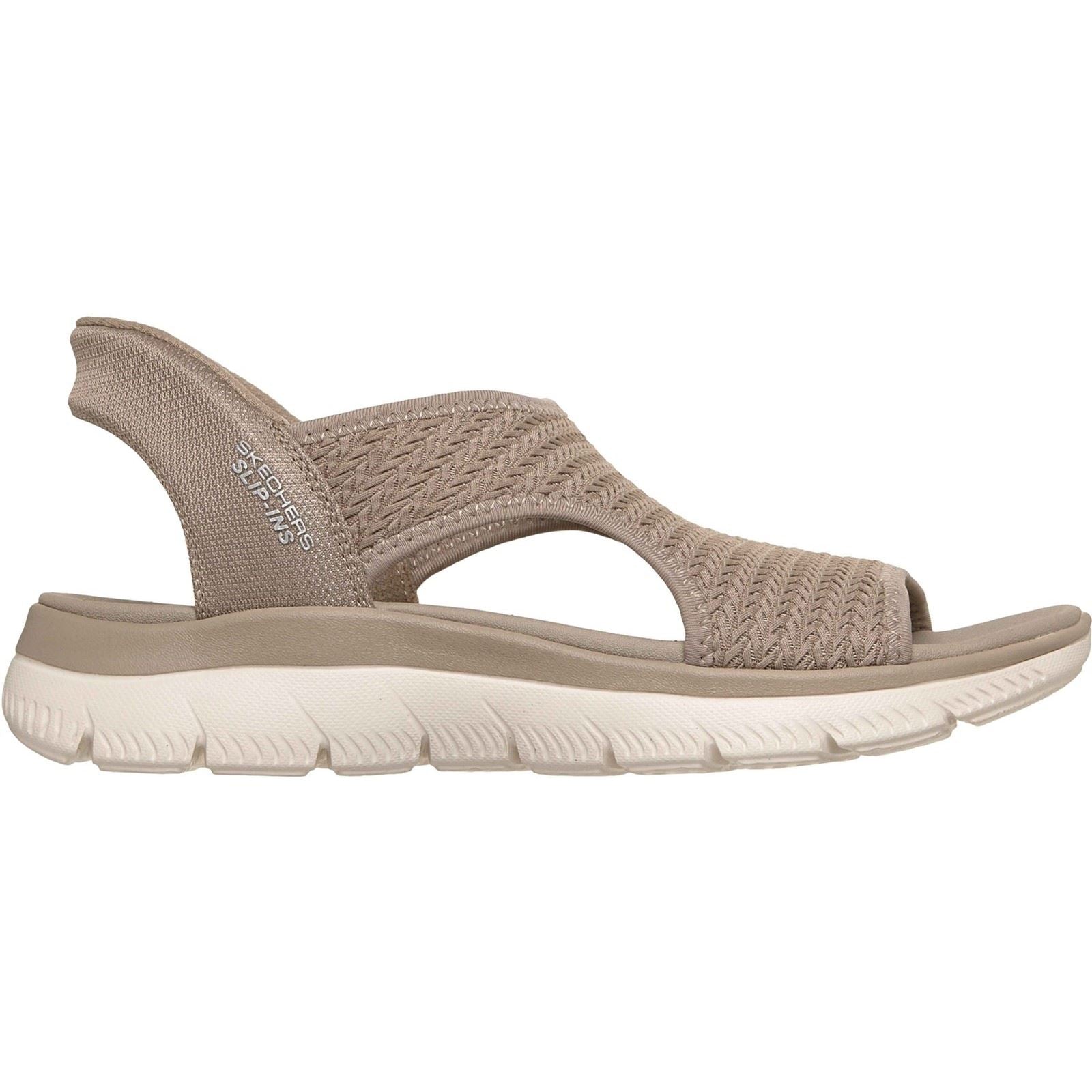 Skechers Summits Sweetly Evolved Textil Damen Taupe Sandalen