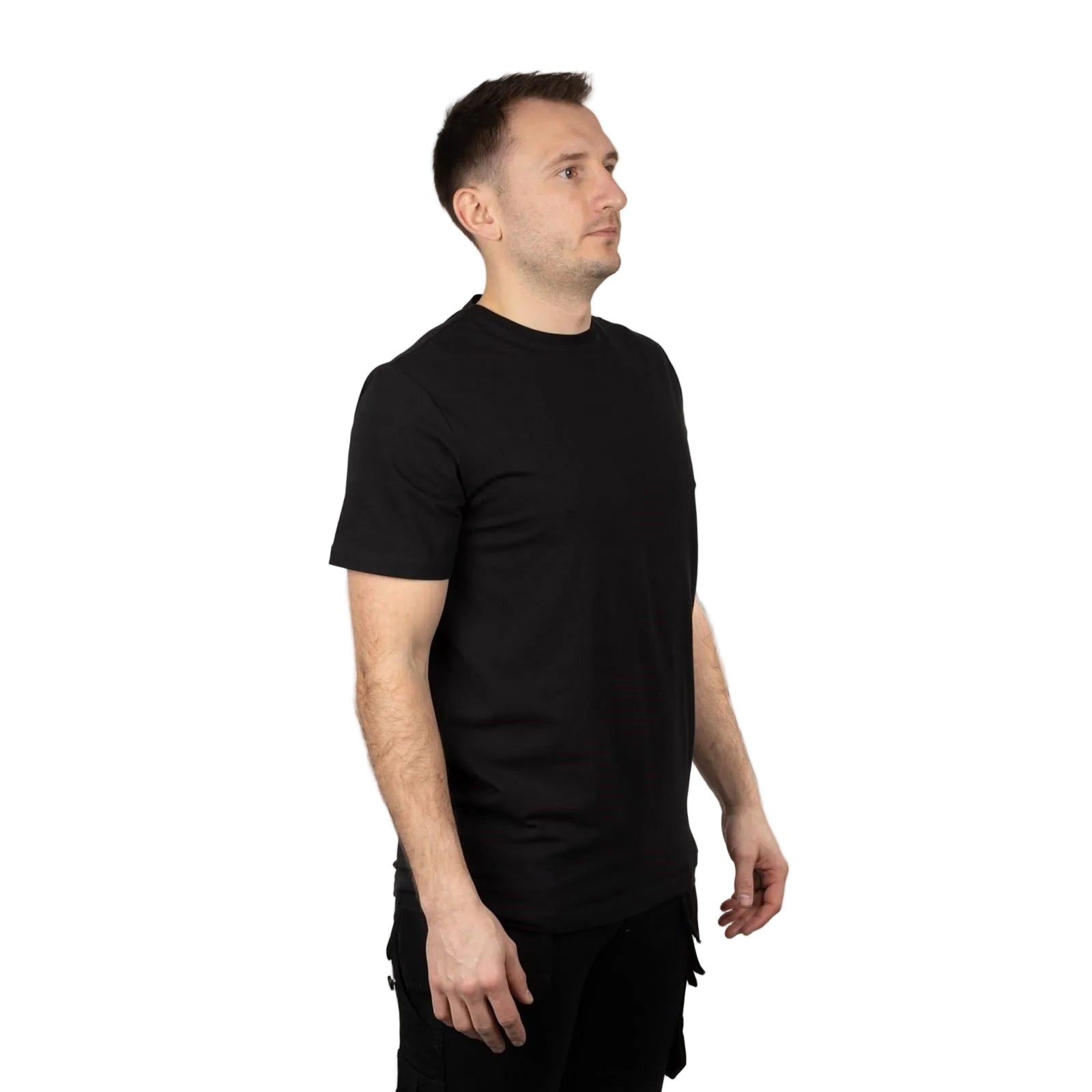 Helly Hansen Workwear Kensington Baumwoll Männer Schwarze Farbe Kurzarm-T-Shirts