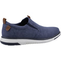 Hush Puppies Benny Herrenslipper Aus Canvas In Marineblau