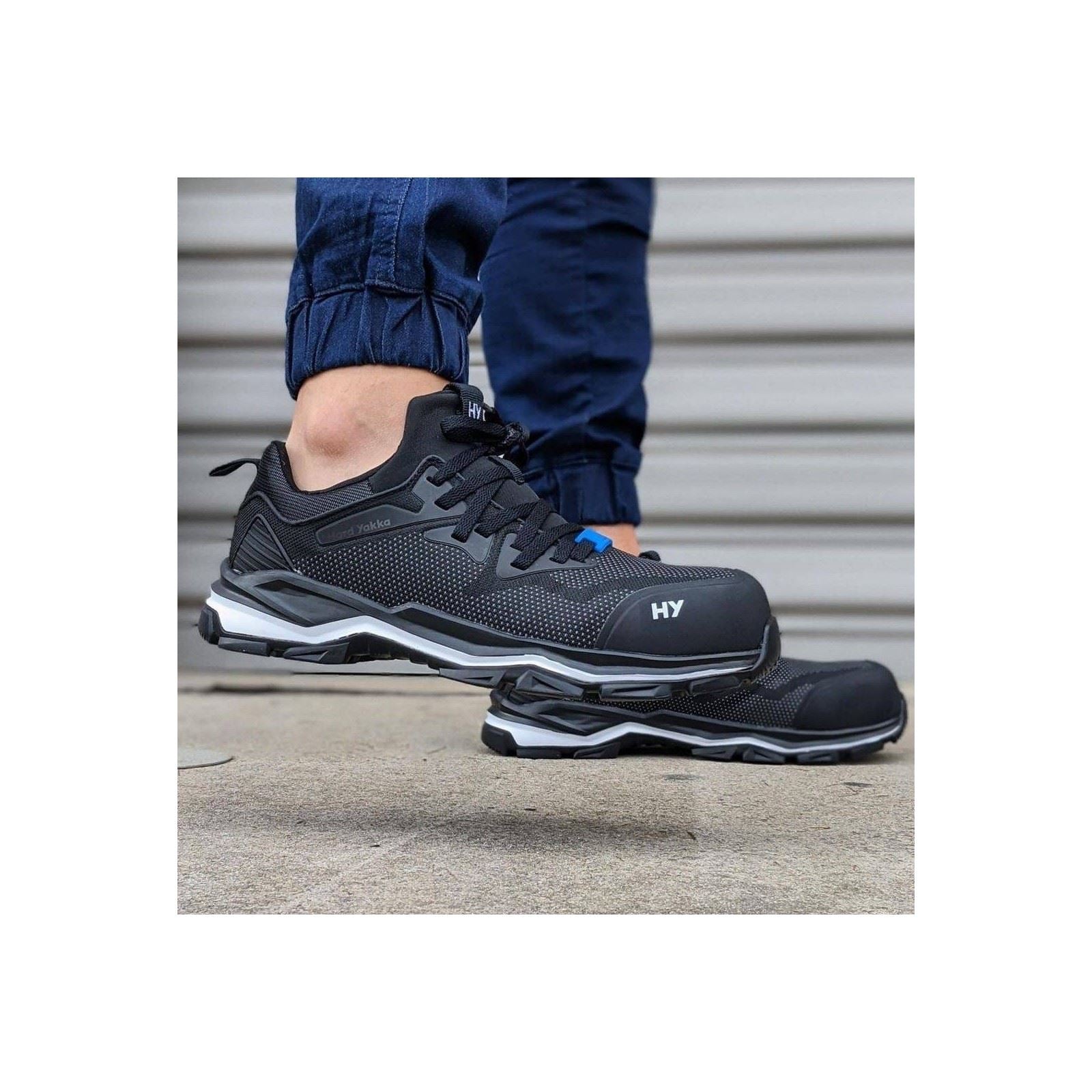 Hard Yakka Icon Synthetische Schwarze Farbe Sicherheits-Sneaker