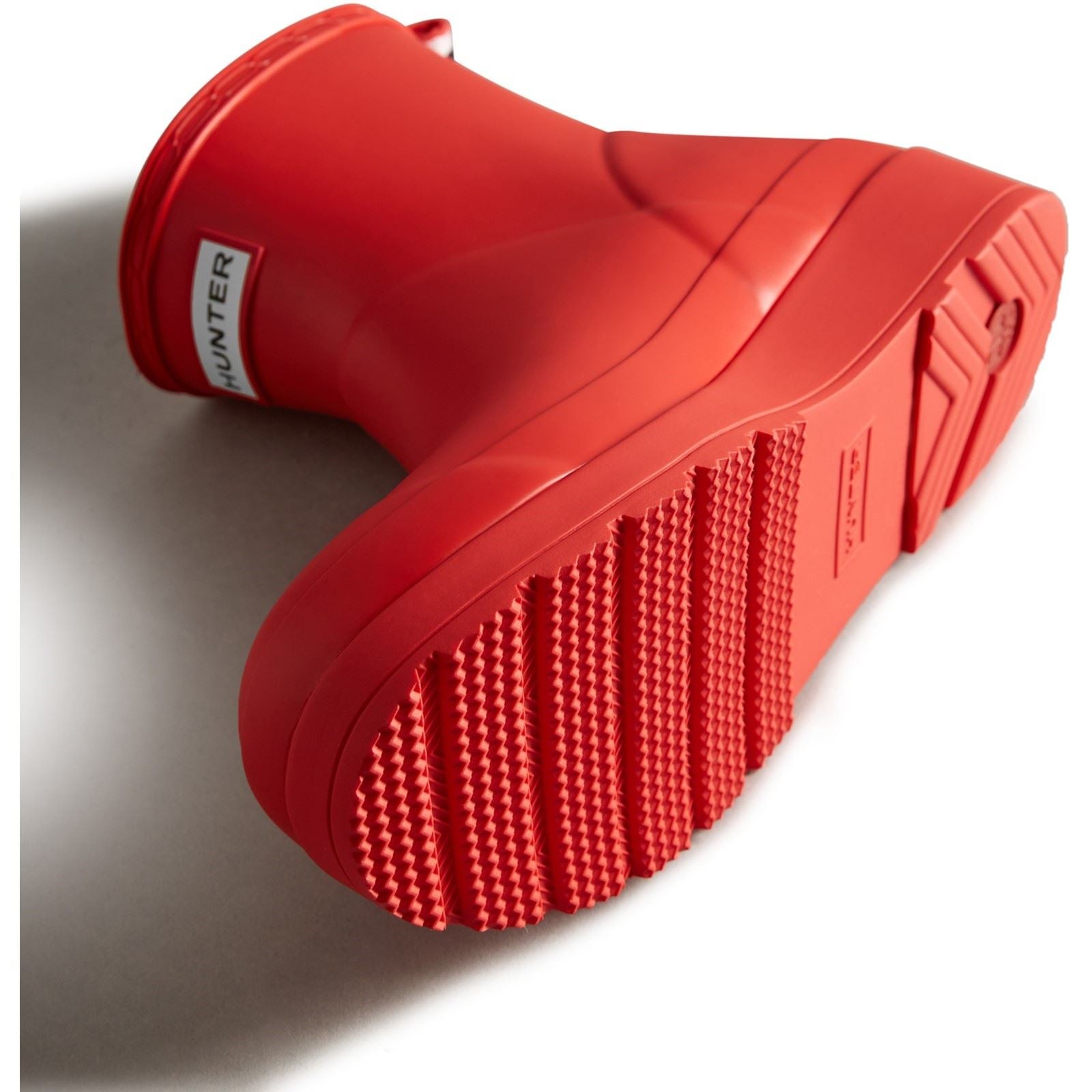 Hunter Play Short Gummistiefel Mit Rotem Damenlogo