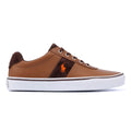 Ralph Lauren Hanford III Leder Herren Braune Turnschuhe