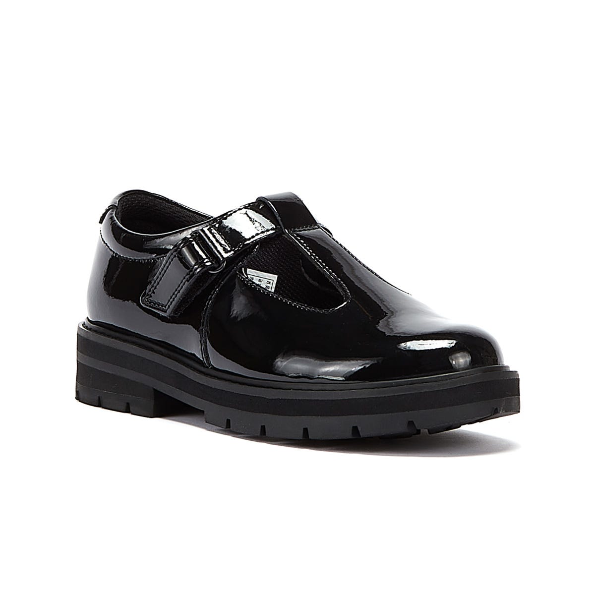 Clarks Prag Brill O Kinder Schwarze Schuhe