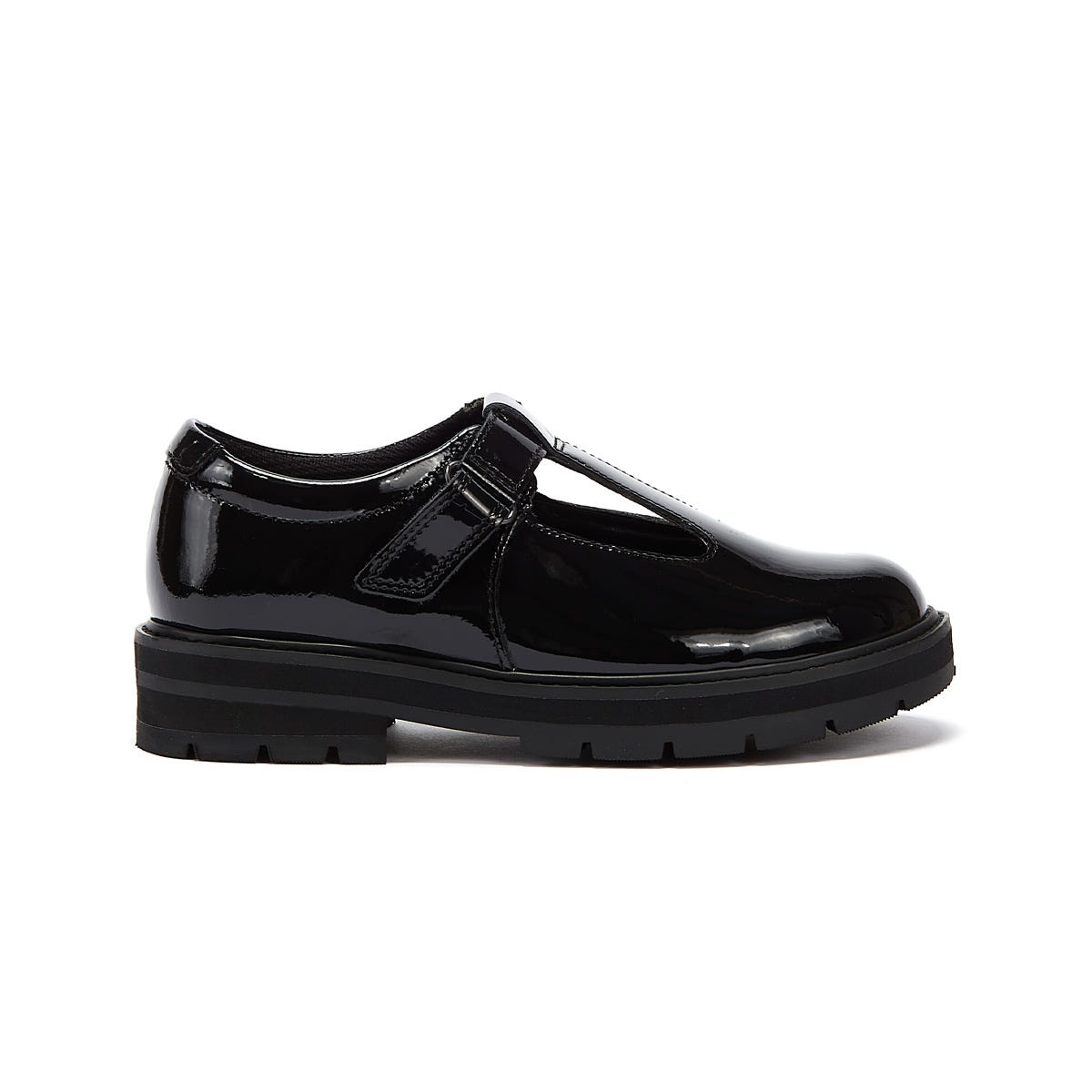 Clarks Prag Brill O Kinder Schwarze Schuhe