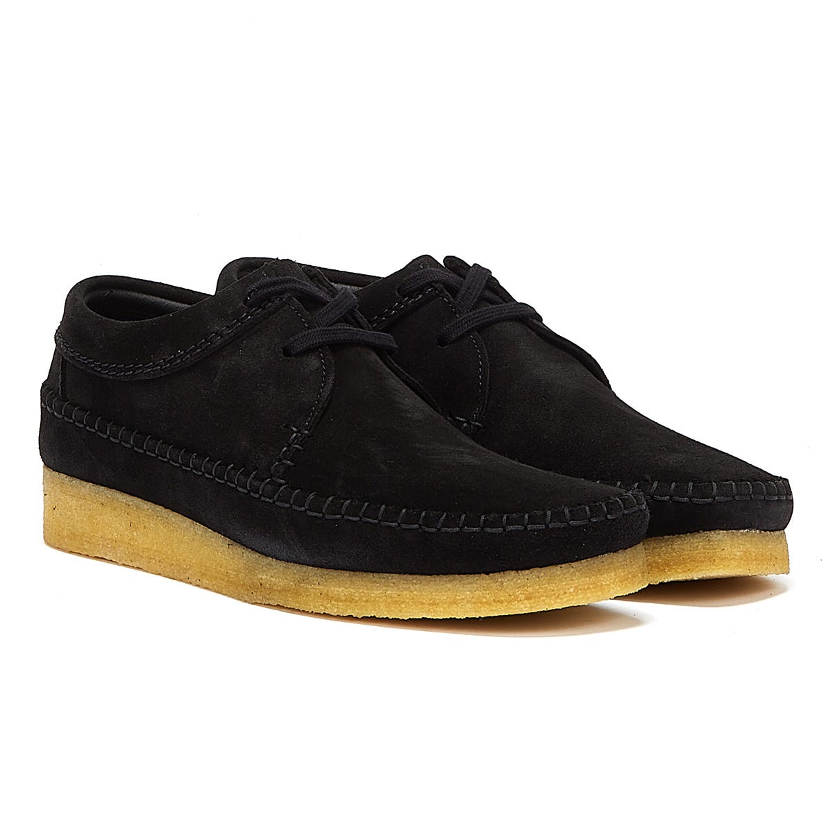 Clarks Originals Weaver Herren Schwarz Mokassin