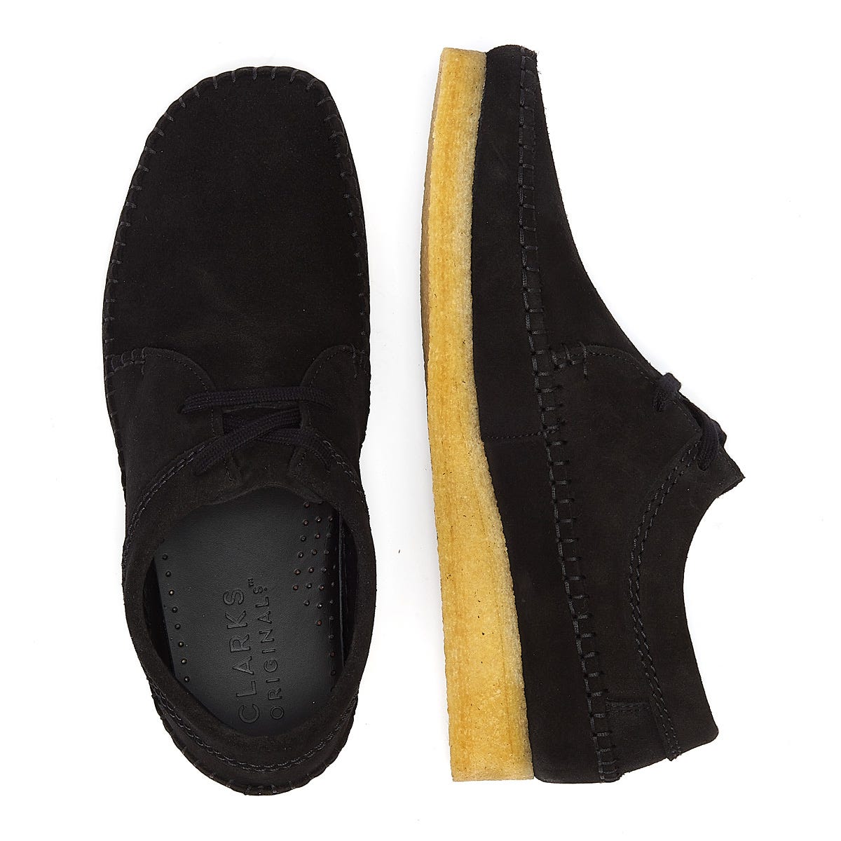 Clarks Originals Weaver Herren Schwarz Mokassin