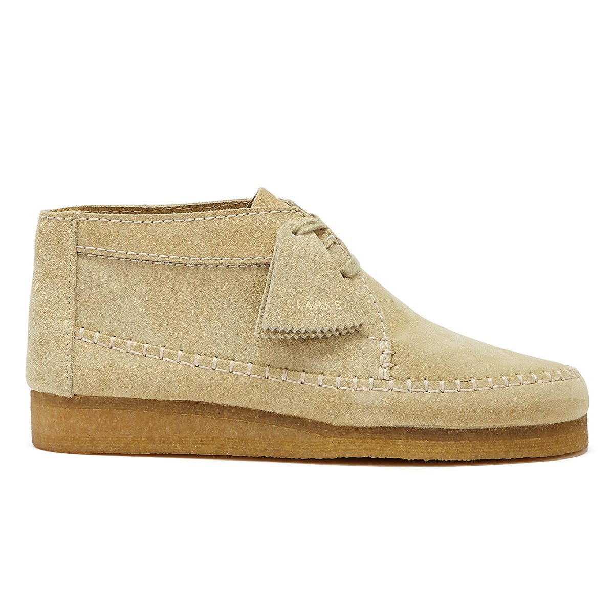 Clarks Weaver-Wildleder-Herrenstiefel In Ahorn Übersetzen.