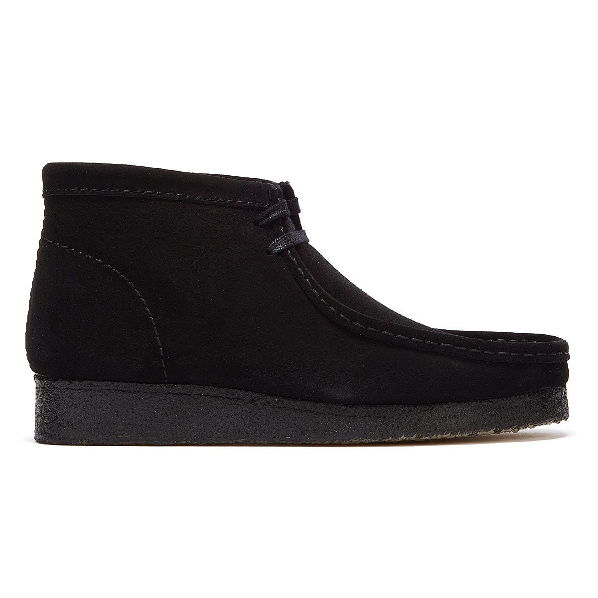 Clarks Originals Wallabee Wildleder Herren Schwarz Stiefel