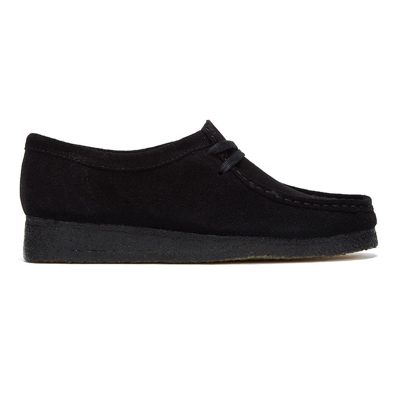 Clarks Originals Wallabee Suede Womens Schwarz Schuhe