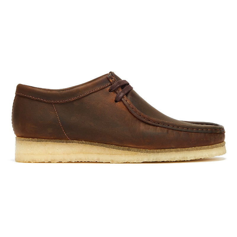 Clarks Originals Wallabee Leder Herren Schuhe Braun