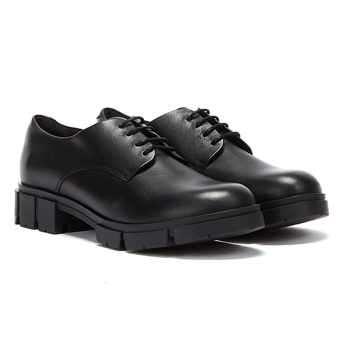 Clarks Teala Spitzenleder Damenschuhe (Schwarz)