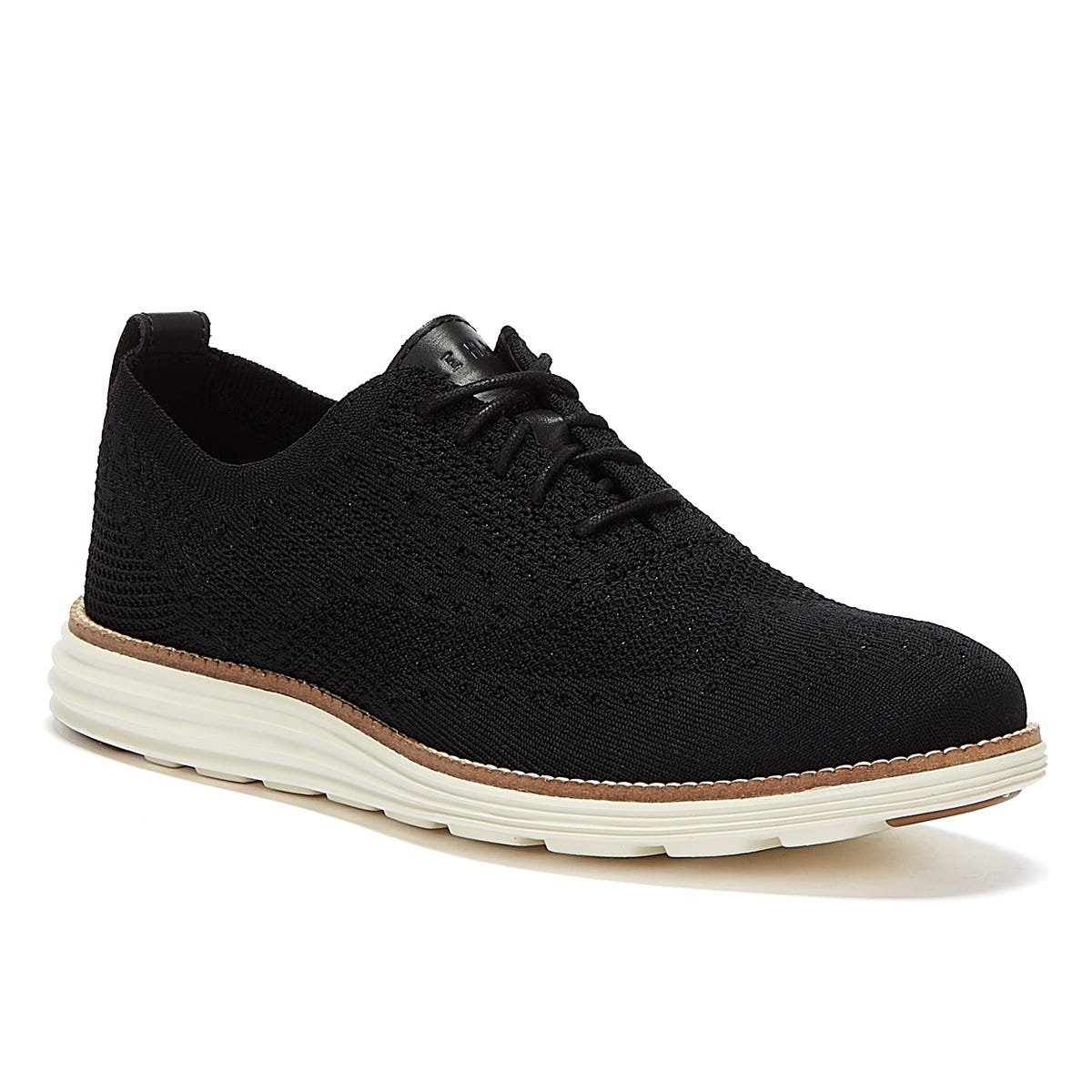 Cole Haan ØriginalGrand Stitchlite Wingtip Oxford Herren Schwarz / Elfenbein Oxford Schuhe