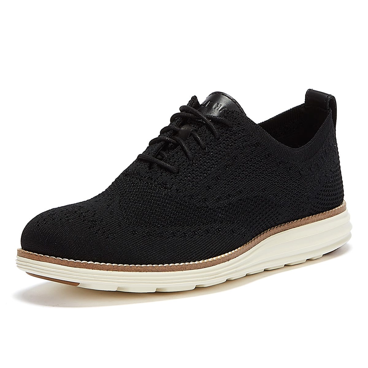 Cole Haan ØriginalGrand Stitchlite Wingtip Oxford Herren Schwarz / Elfenbein Oxford Schuhe