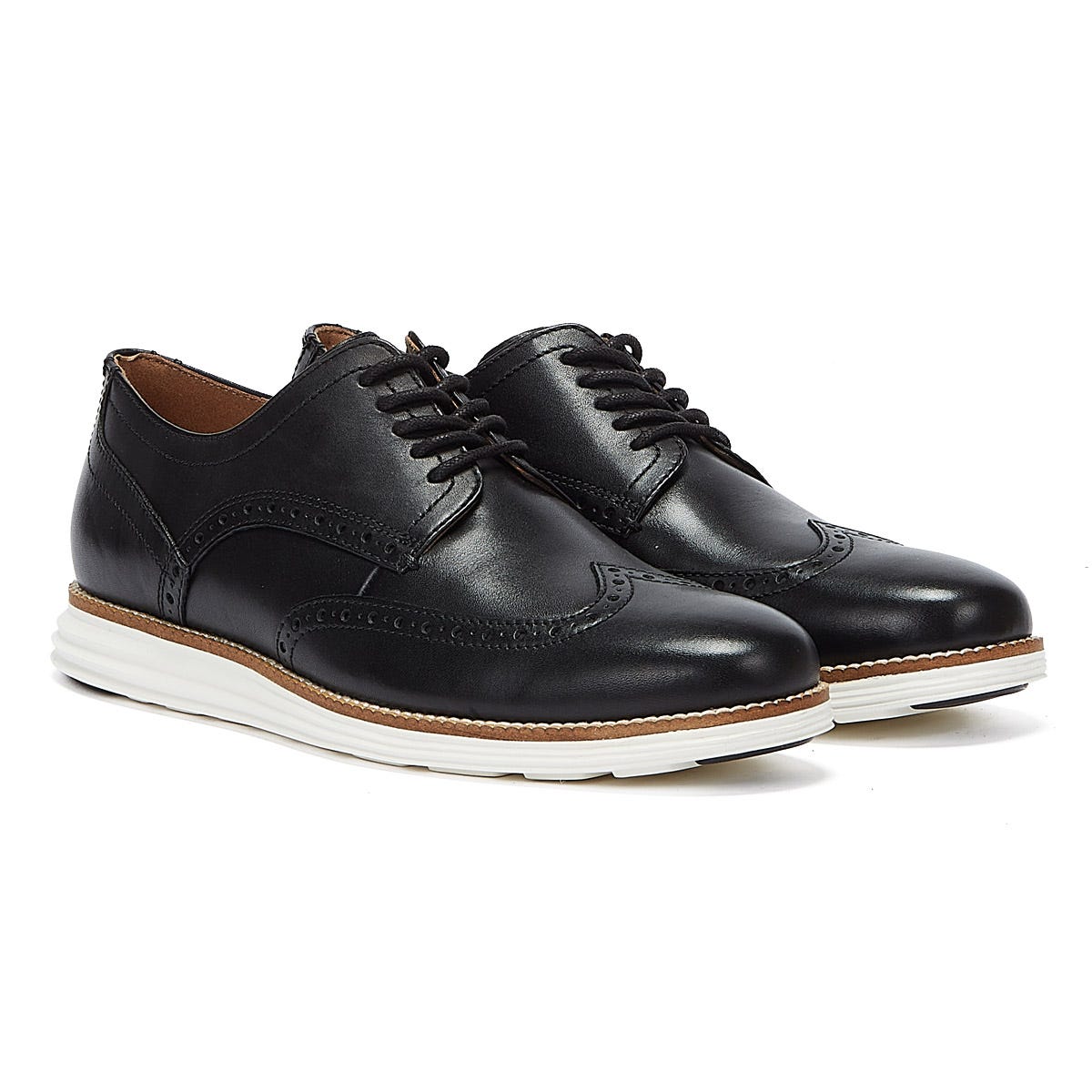 Cole Haan OriginalGrand Wingtip Oxford Herren Schwarz Schuhe