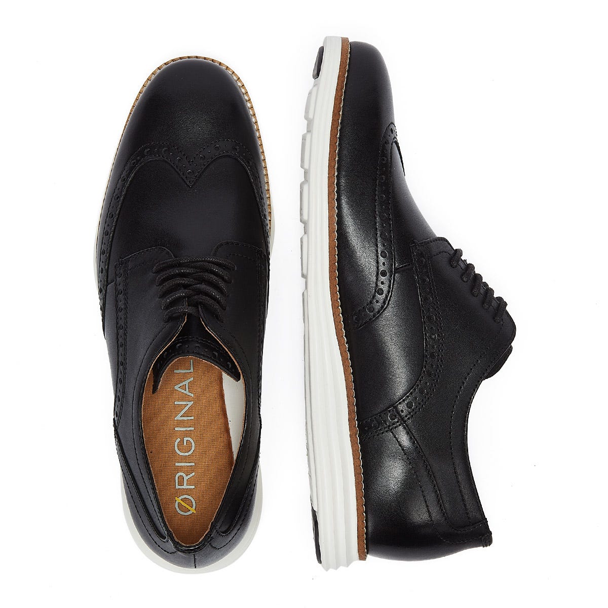 Cole Haan OriginalGrand Wingtip Oxford Herren Schwarz Schuhe