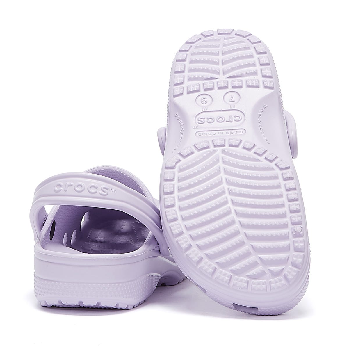 Crocs Classic Womens Light Purple Clogs