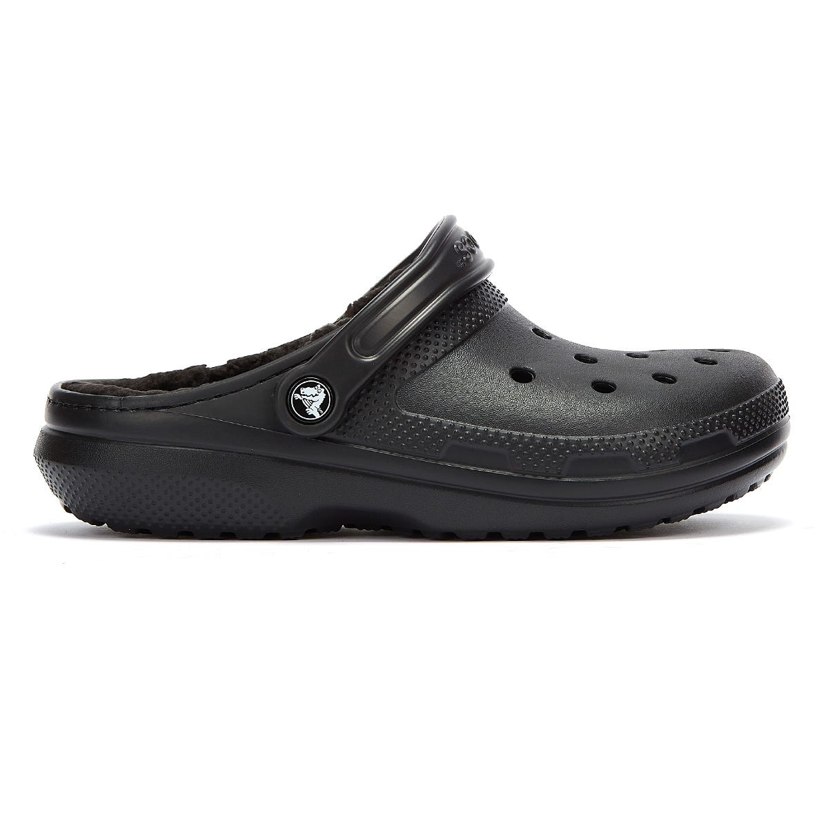 Crocs Klassische Gefütterte Schwarze Damen-Clogs