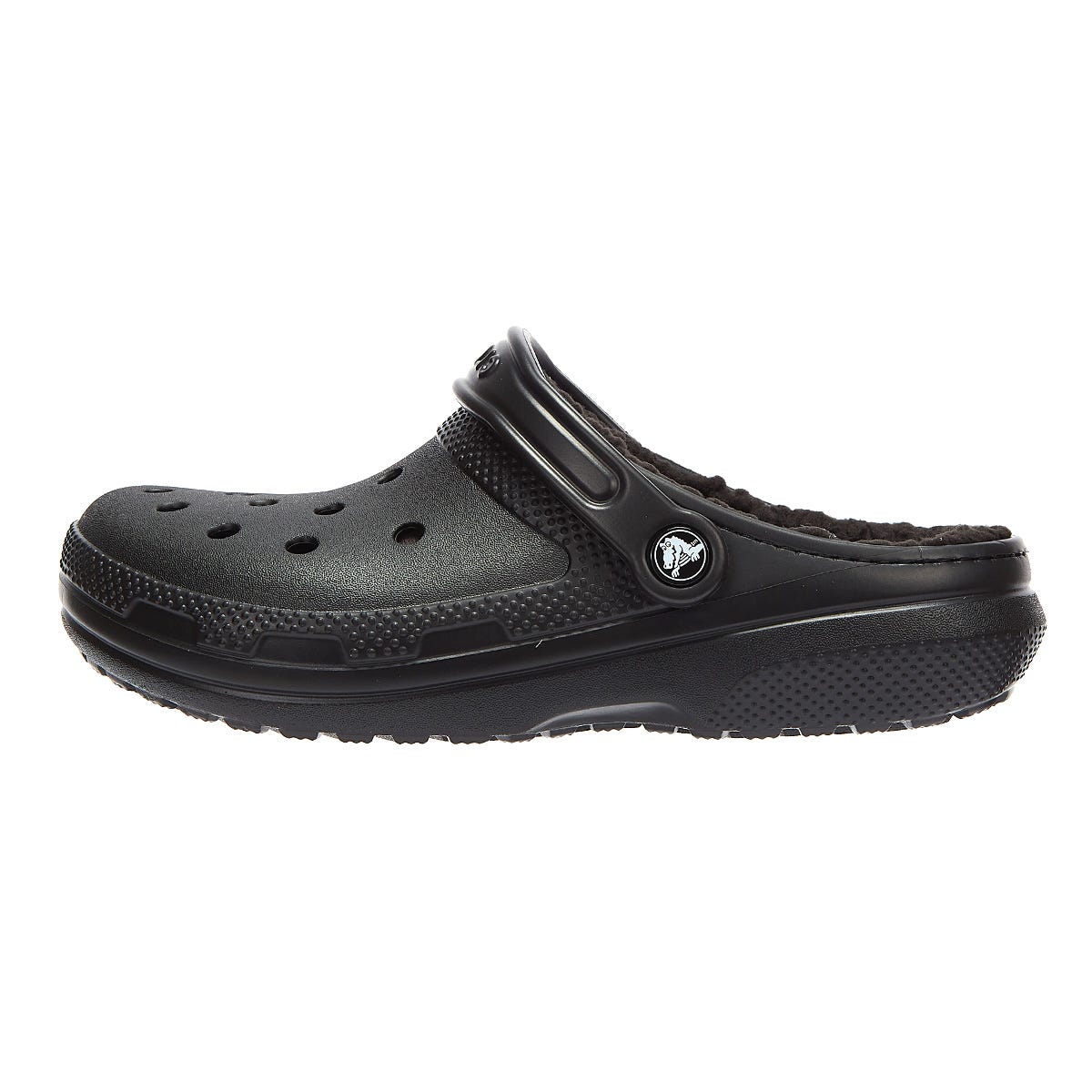Crocs Klassische Gefütterte Schwarze Damen-Clogs