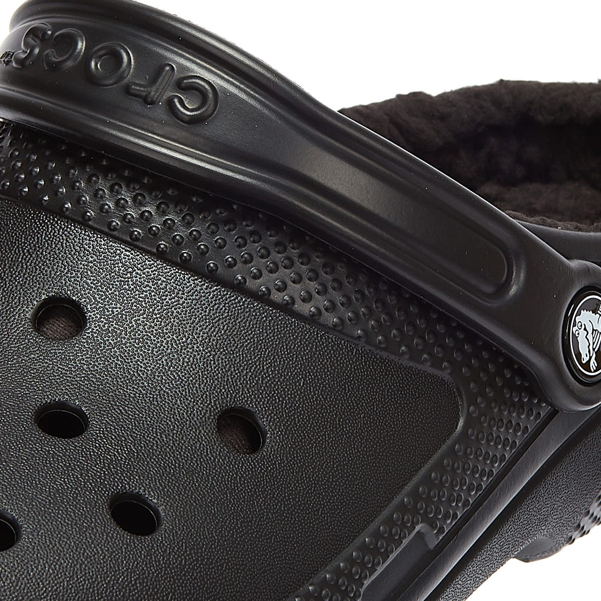Crocs Klassische Gefütterte Schwarze Damen-Clogs