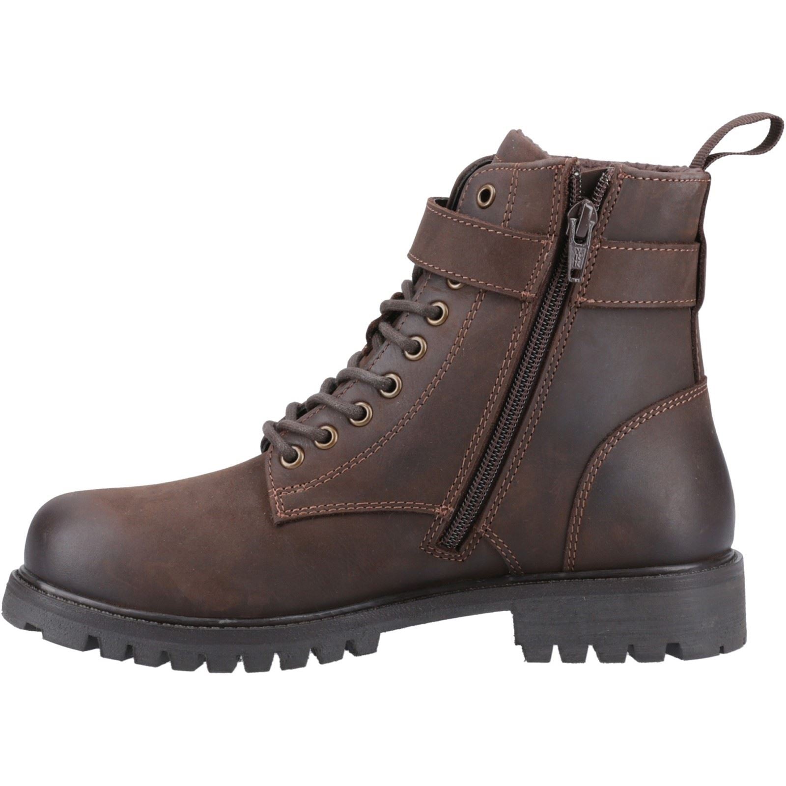 Hush Puppies Wanda Damenstiefel aus braunem Leder