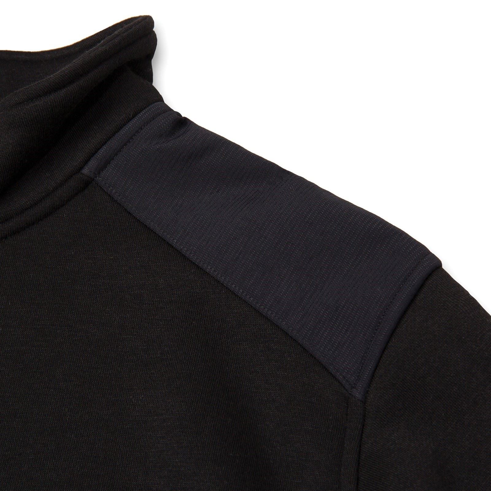 Caterpillar Essential 1/4 Zip Polyester Herren Schwarz Sweatshirt