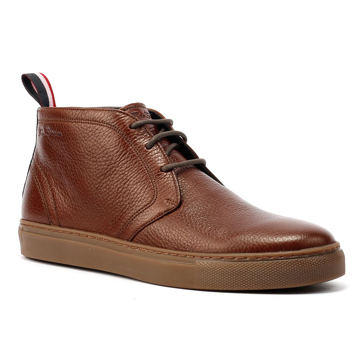 Ben Sherman Parka Braune Herrenstiefel Aus Leder
