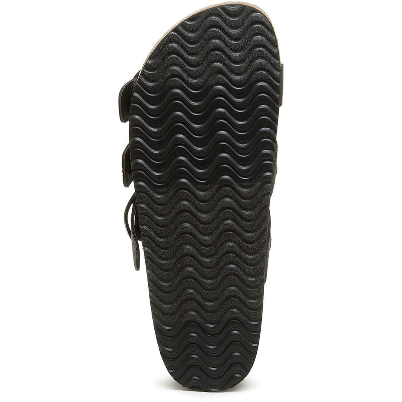 Rocket Dog Astor Glenn Glitter Stoff Damen Schwarze Sandalen