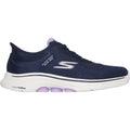 Skechers GO WALK 7 - Valin Damen Sneaker In Marineblau/Lavendel