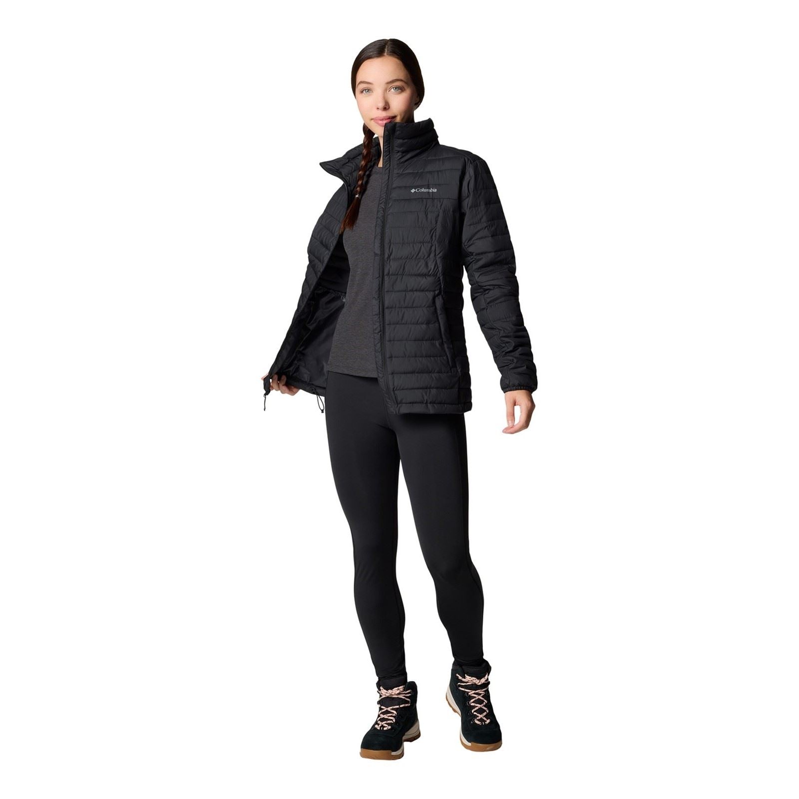 Columbia Silver Falls II Full Zip Jacket Damen Schwarze Daunenjacken