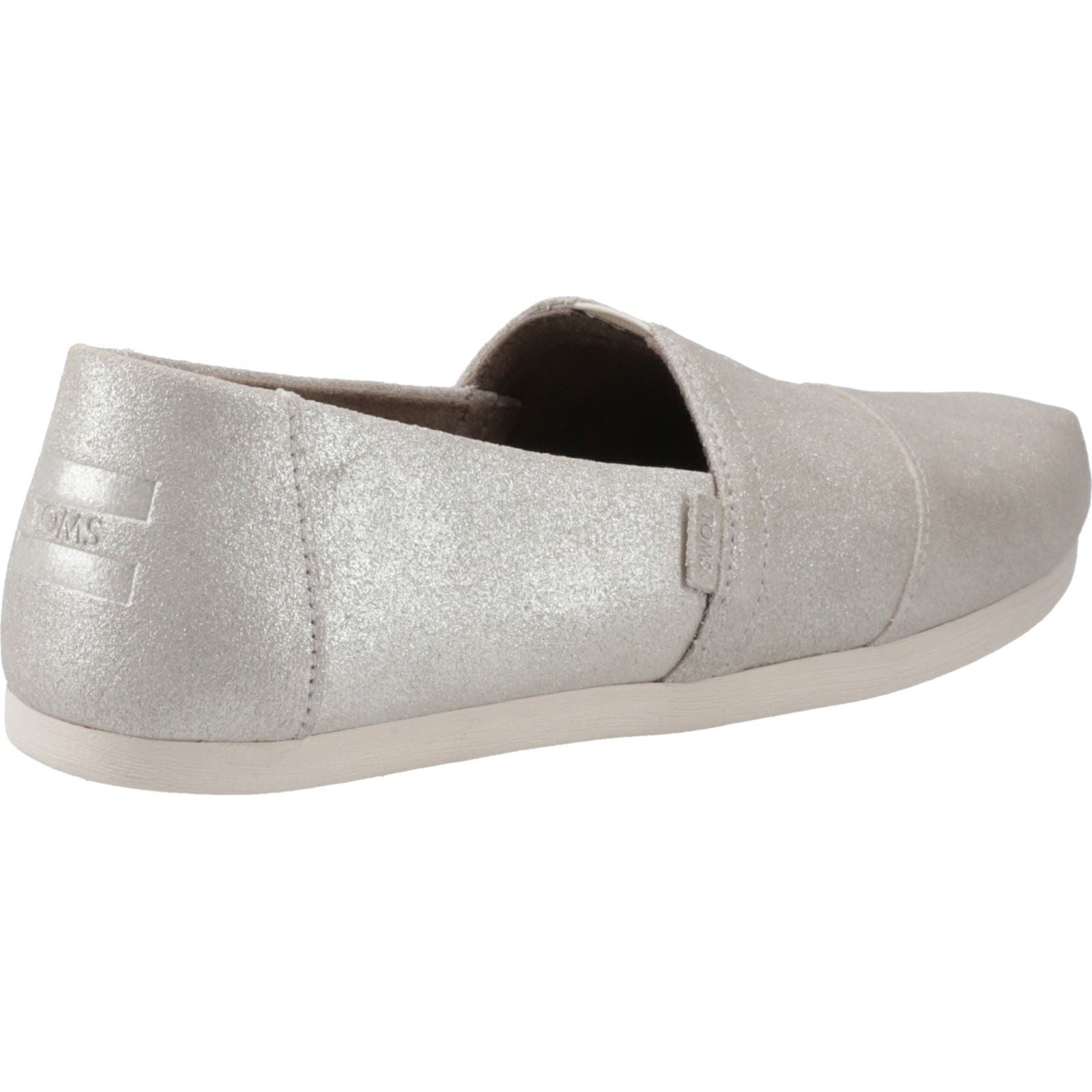 TOMS Alpargata with Cloudbound Leder Damen Silber Espadrilles