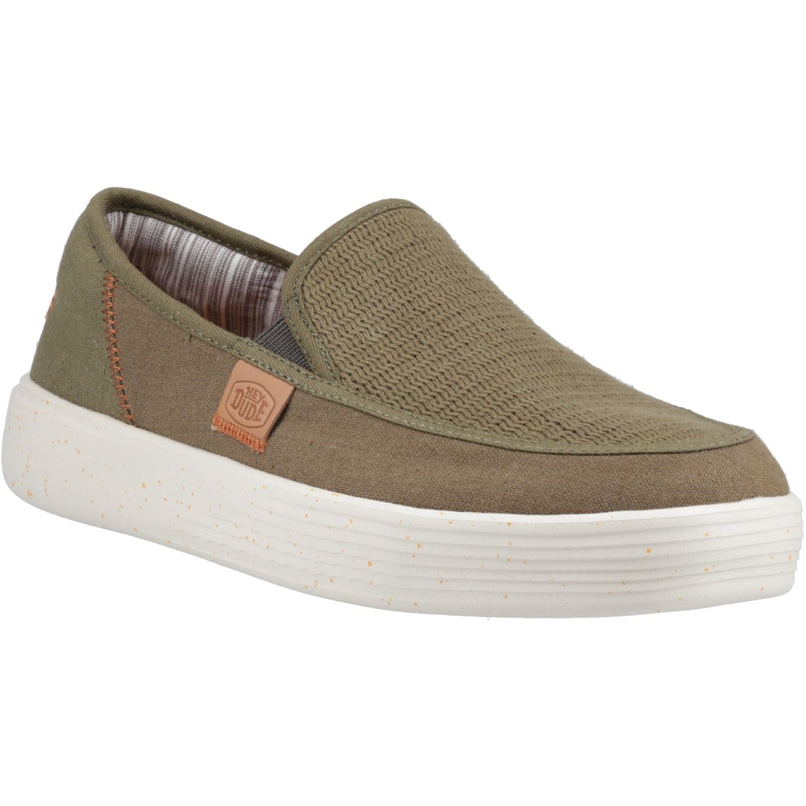 HEYDUDE Sunapee Coastline Herren-Olivenloafer