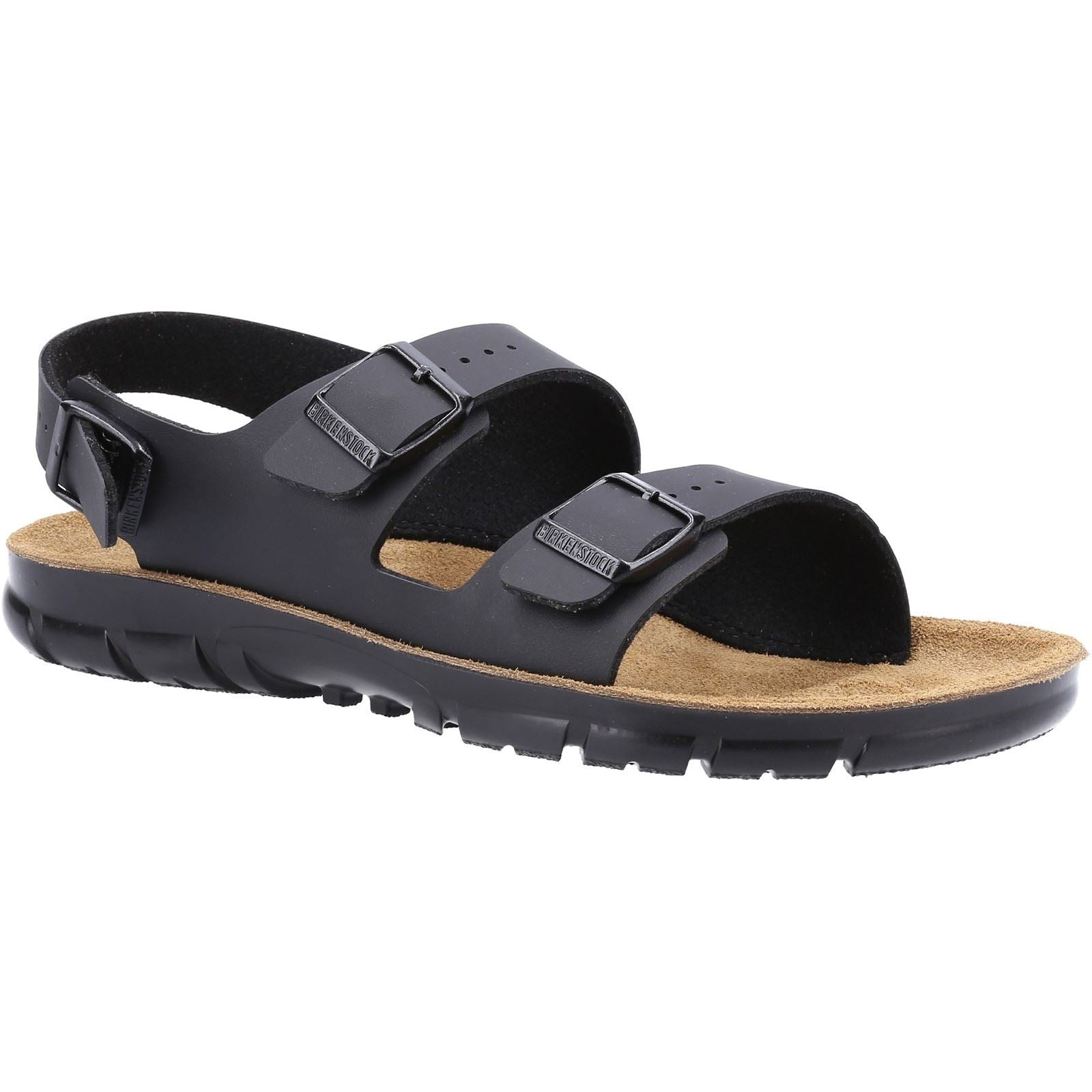 Birkenstock Kano Synthetische Herrenschwarz Sandalen