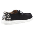 HEYDUDE Wendy Leopard Damen Schwarz/Leopardenmuster Loafers