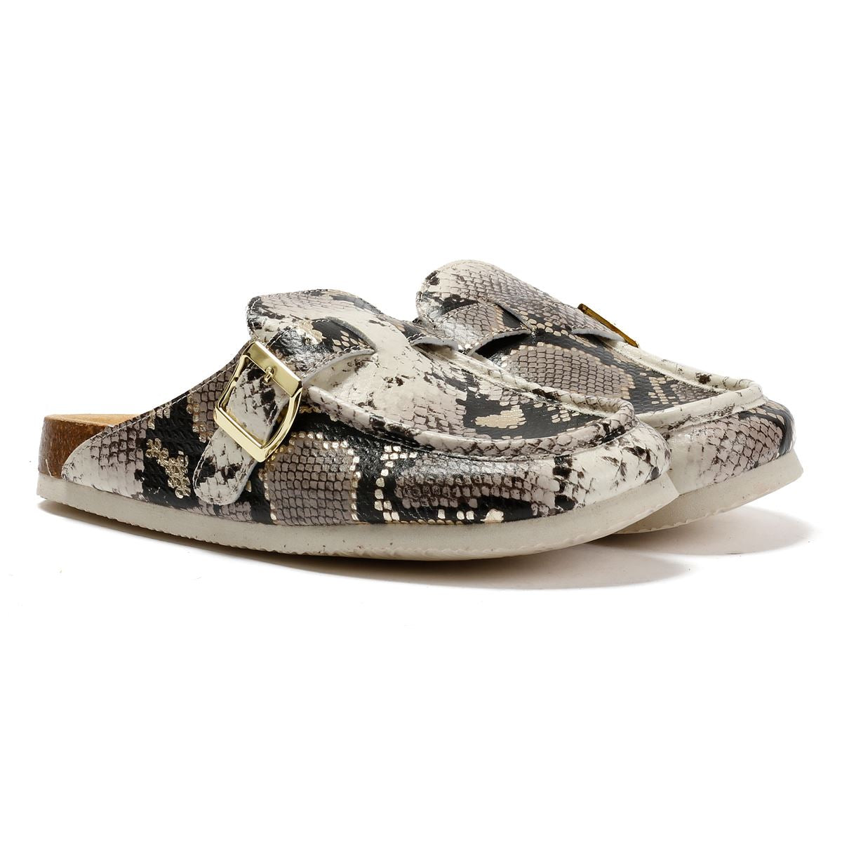 Penguin Preema Damen Graue Clogs